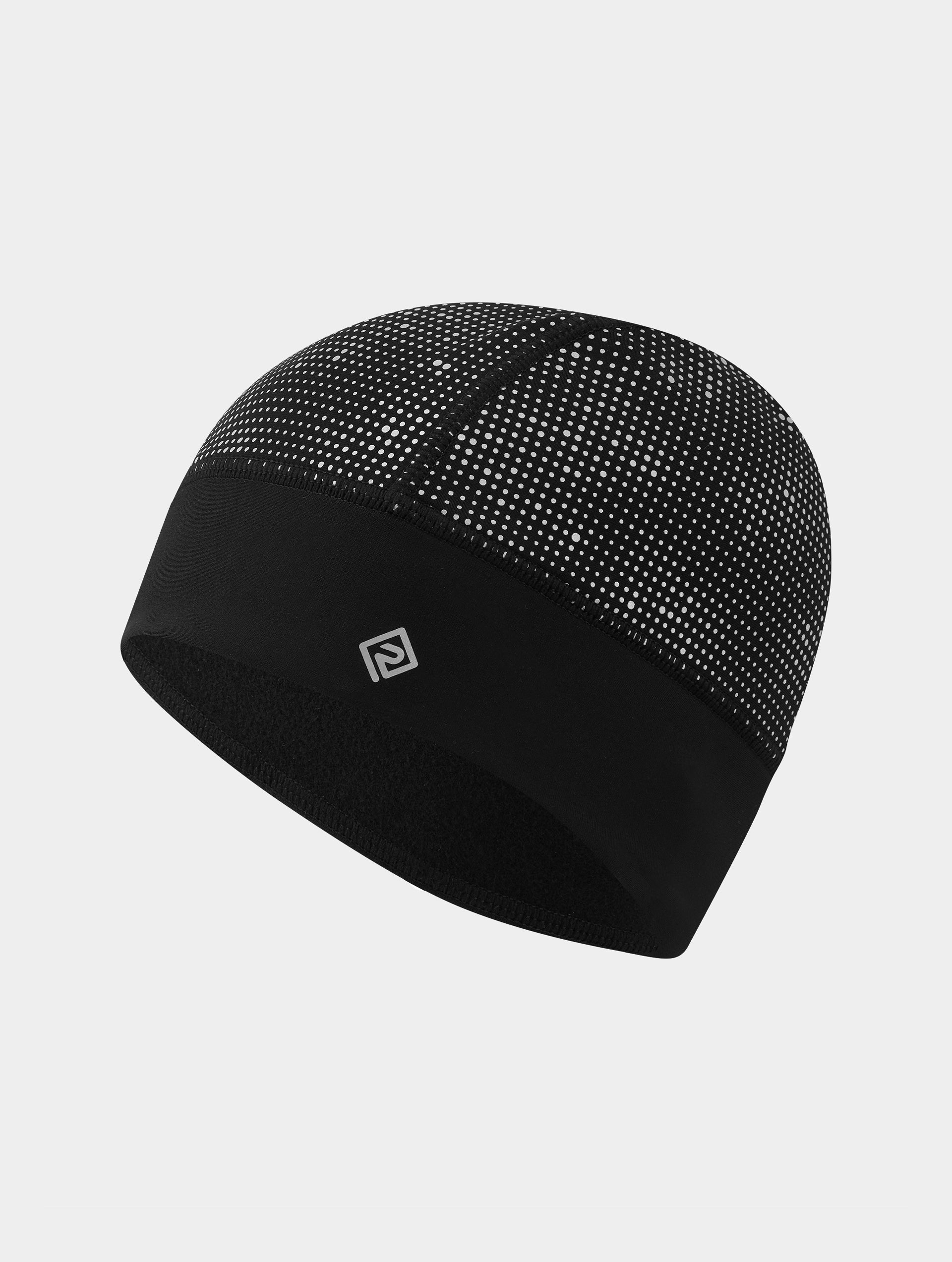 Ronhill Reflect Beanie berretto running nero riflettente