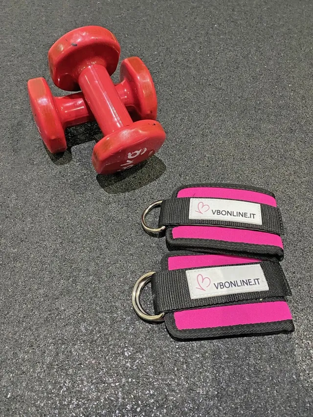 VB Cavigliera Cavi Palestra Imbottita con Gancio