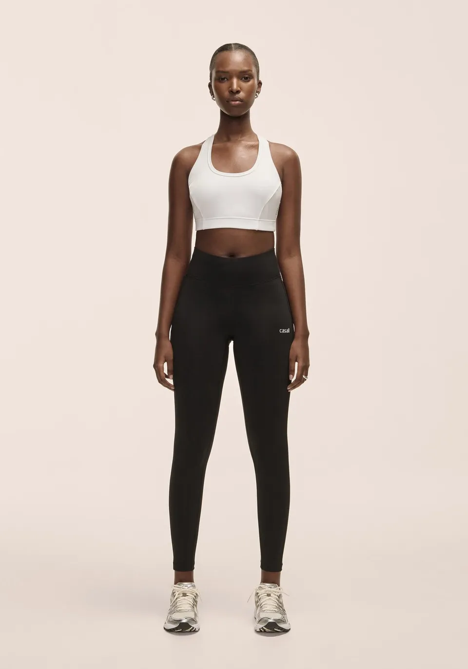 Casall Essential Tights leggings nero vita alta
