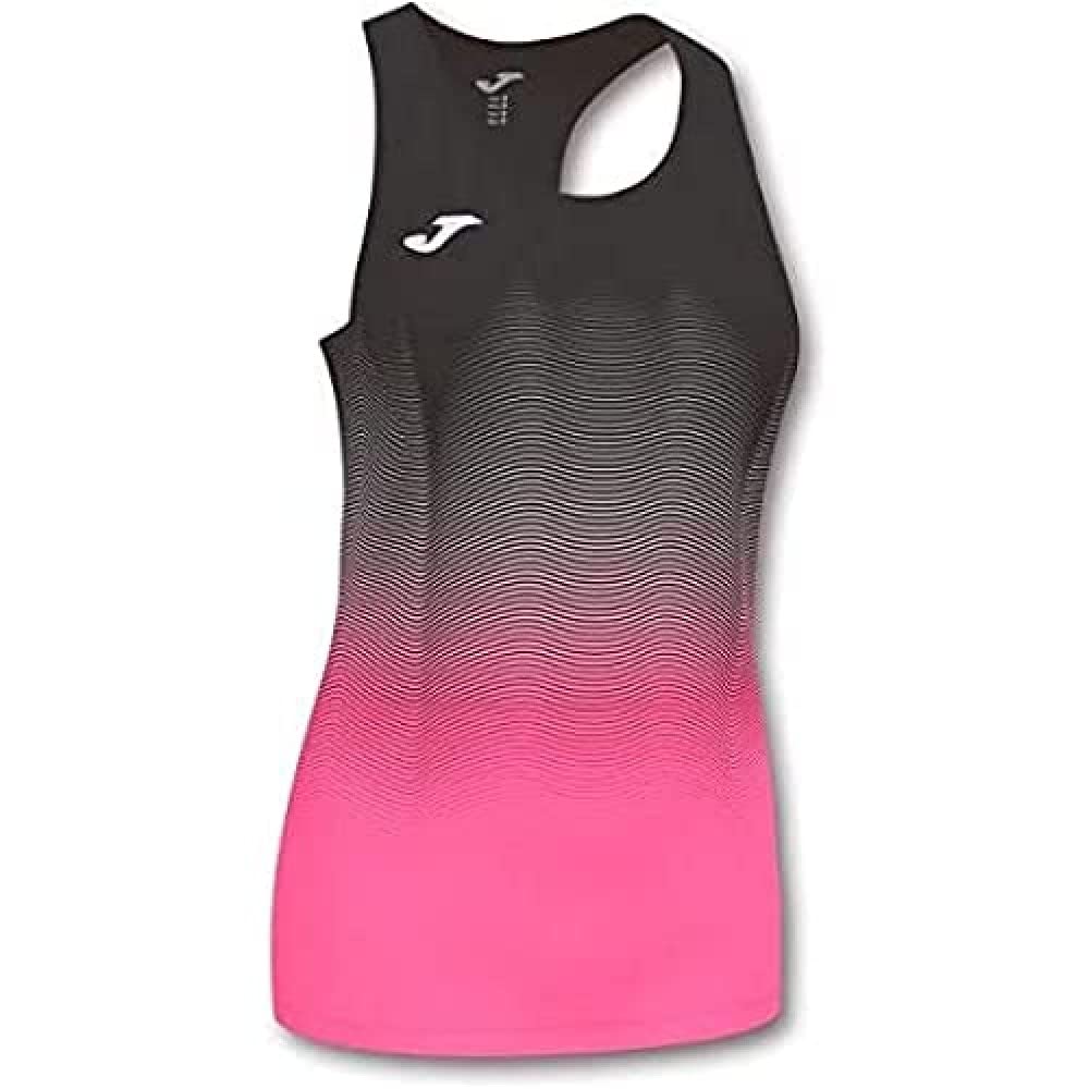 Joma Elite VII canotta corsa donna S corallo fluo