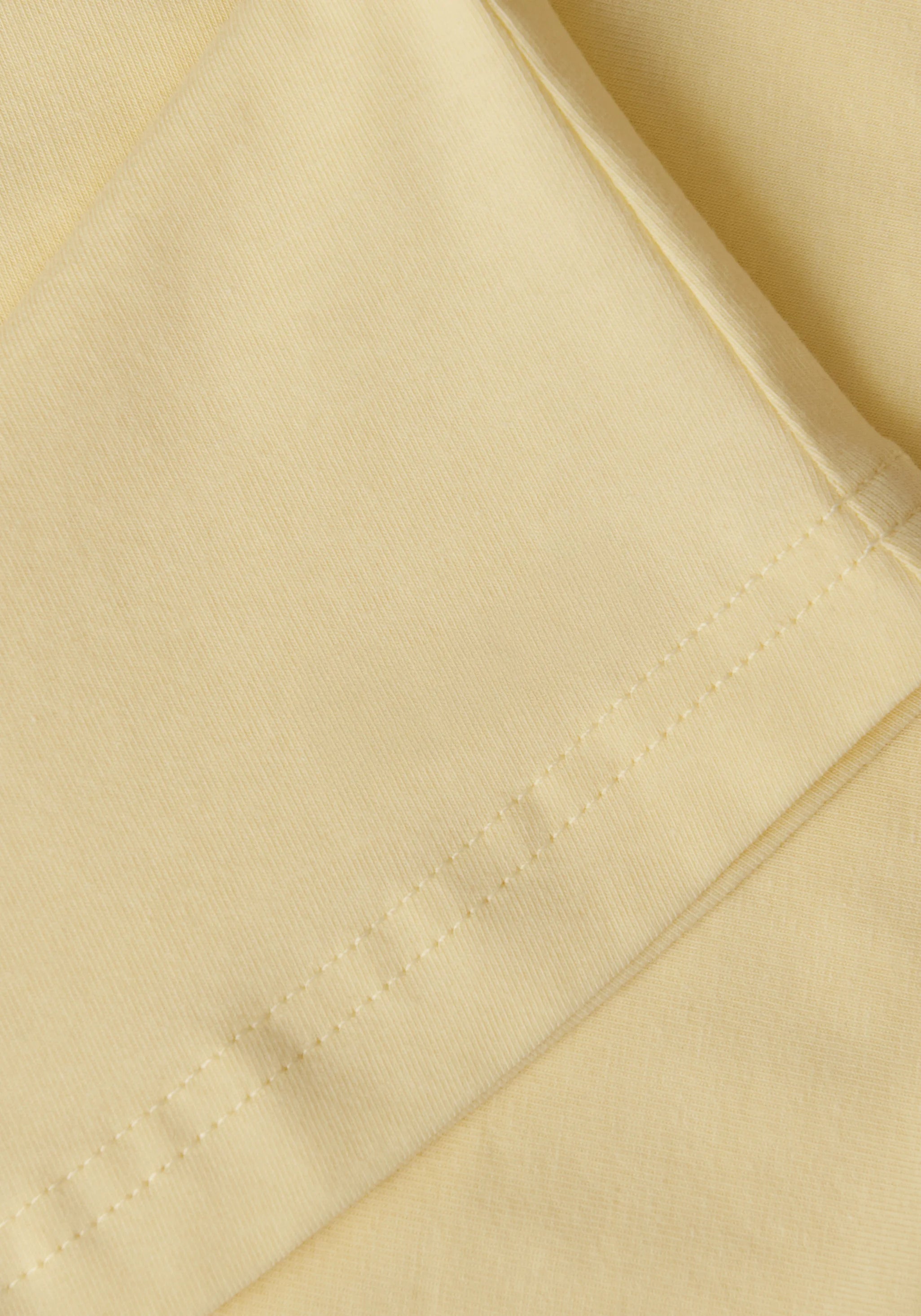 Casall Cotton Blend Slim Tee T-shirt Yellow Steam