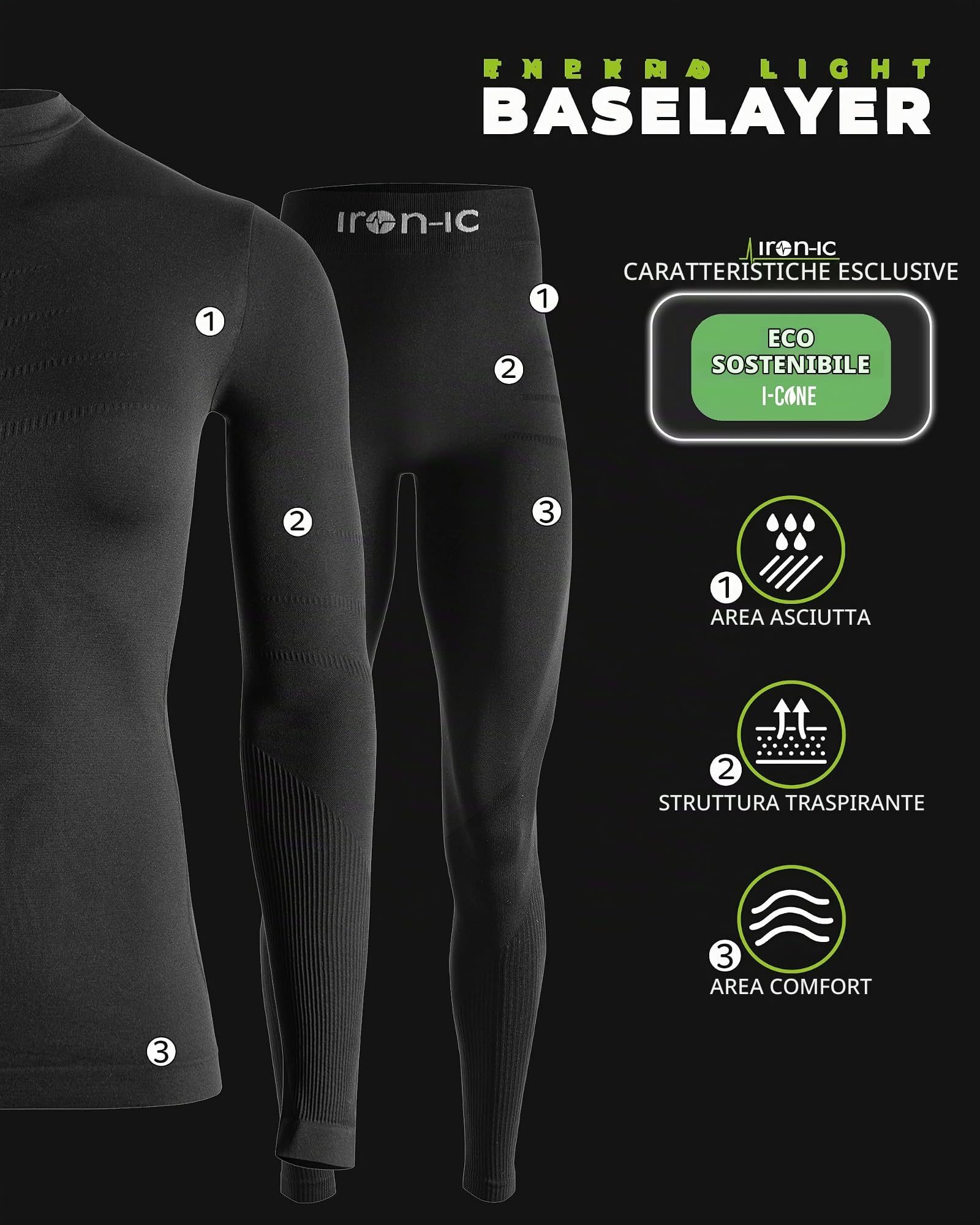 Iron-Ic Thermo Light 900479 completo termico L-XL