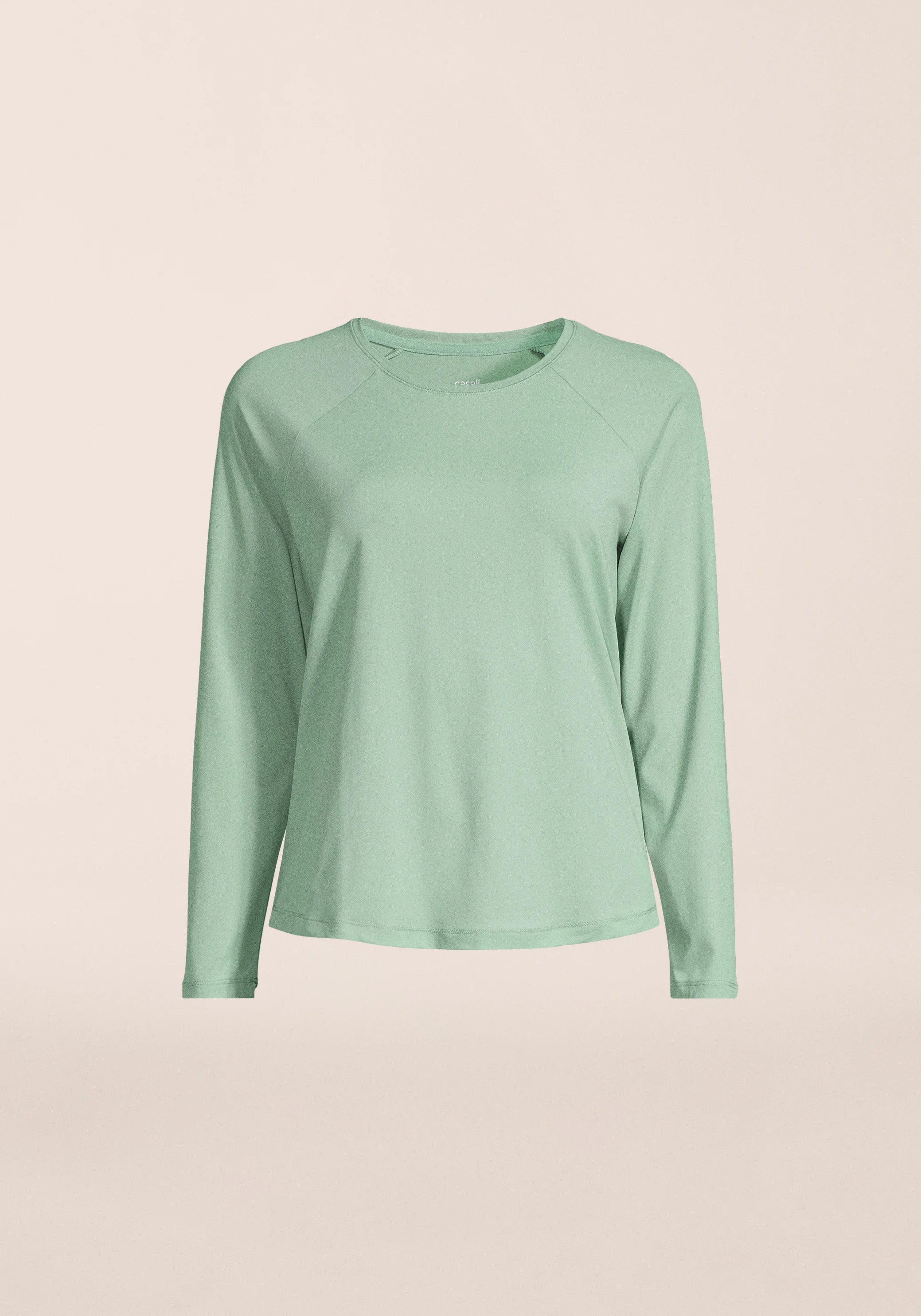Casall Essential Long Sleeve maglia manica lunga verde tecnica