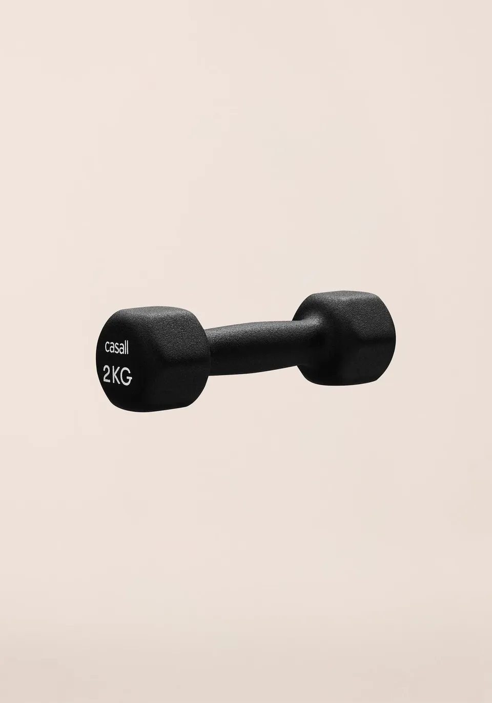 Casall Classic Dumbbell manubrio 2 kg neoprene nero