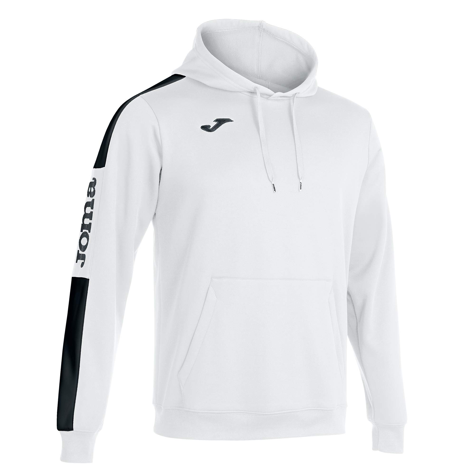 Joma Academy IV felpa cappuccio uomo bianco nero