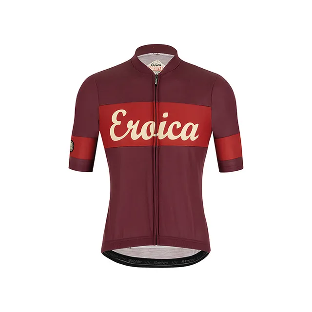 L'Eroica Ruby maglia ciclismo lana bordeaux