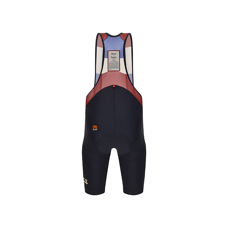 L'Eroica Sera Pantaloncino Bici con Bretelle Fondello Gel