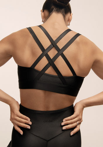 Casall Glitz Sports Bra reggiseno sportivo donna nero