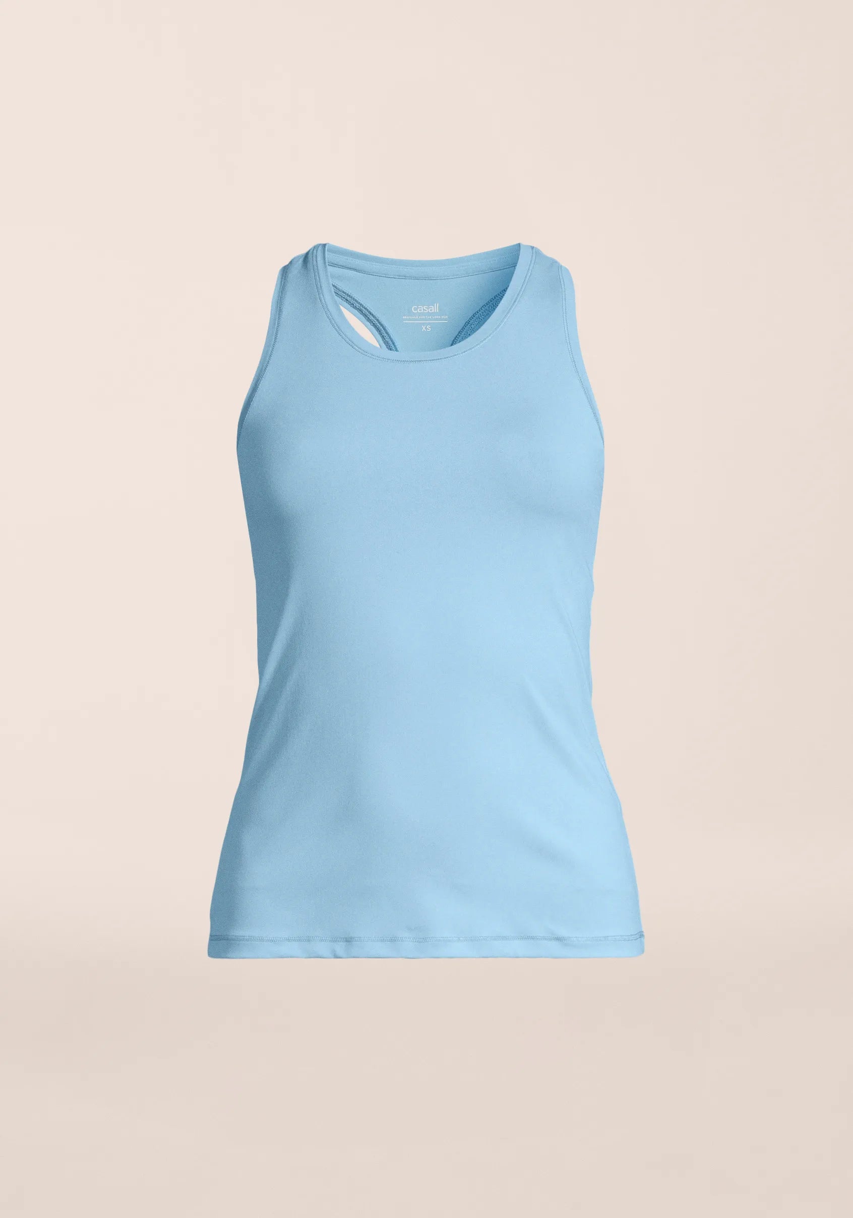 Casall Essential Racerback Tank canotta blu laguna