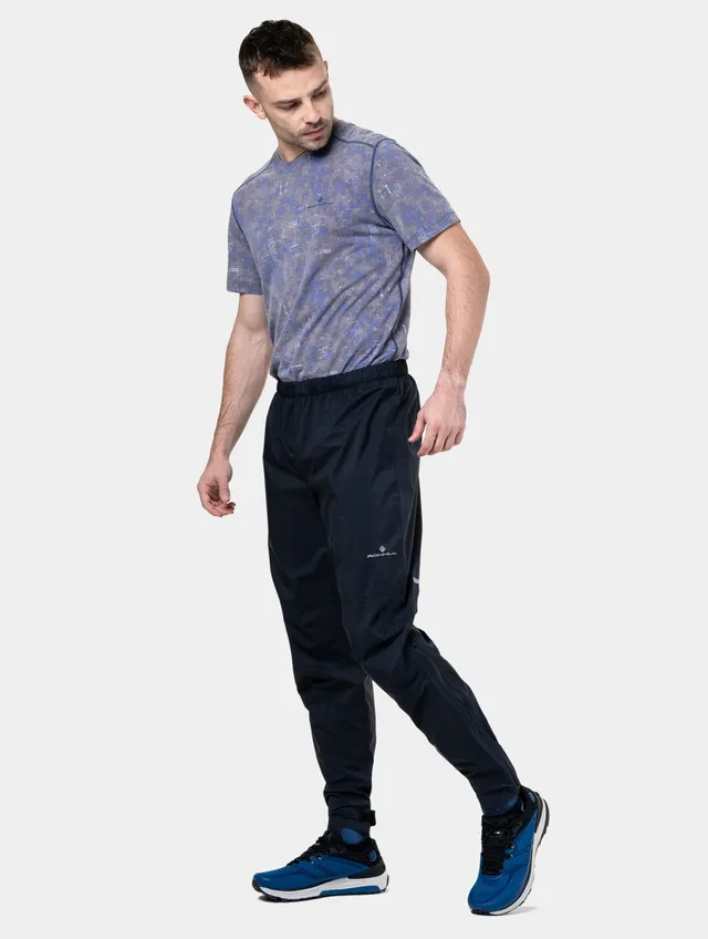 Ronhill Tech Storm pantalone running impermeabile nero