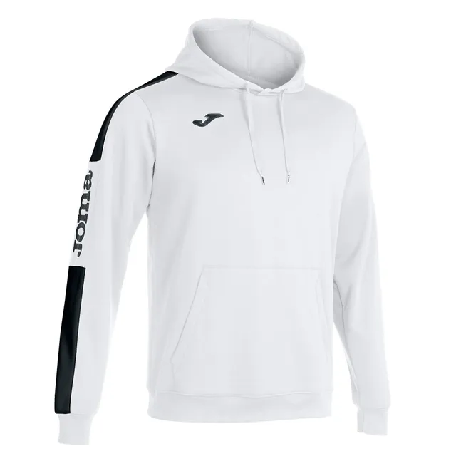 Joma Academy IV felpa cappuccio uomo bianco nero