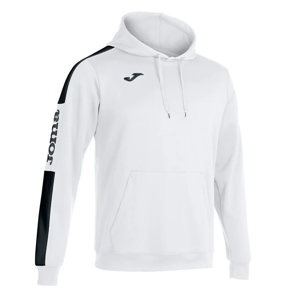 Joma Academy IV felpa cappuccio uomo bianco nero