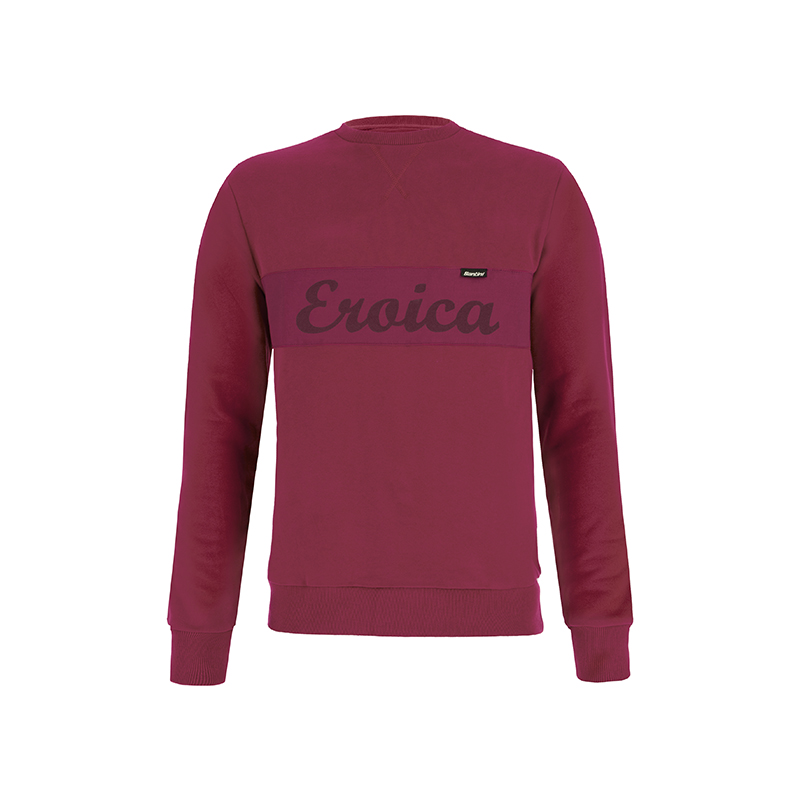 L'Eroica Tradizione felpa girocollo bordeaux