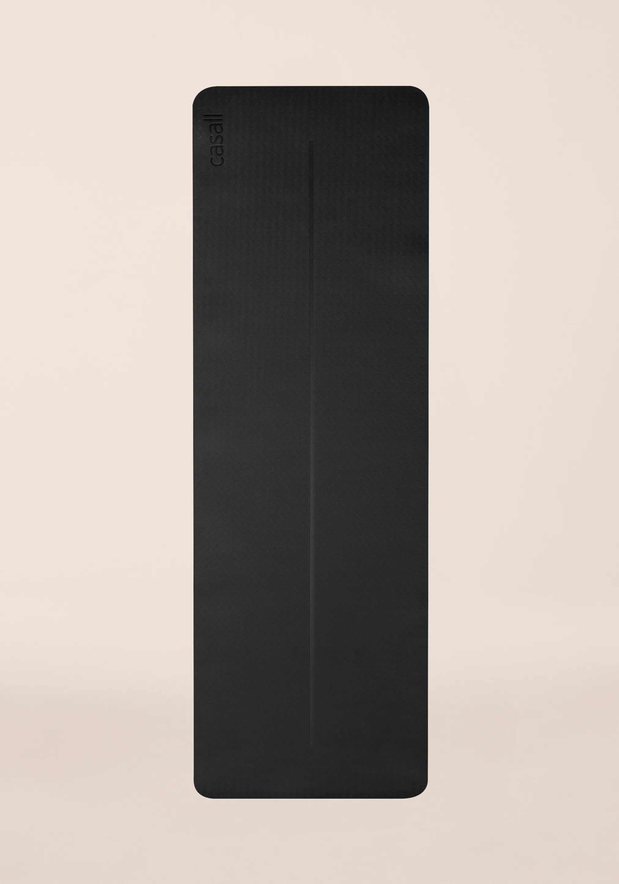 Casall Yoga Mat Position 4mm tappetino Black Grey ammortizzato