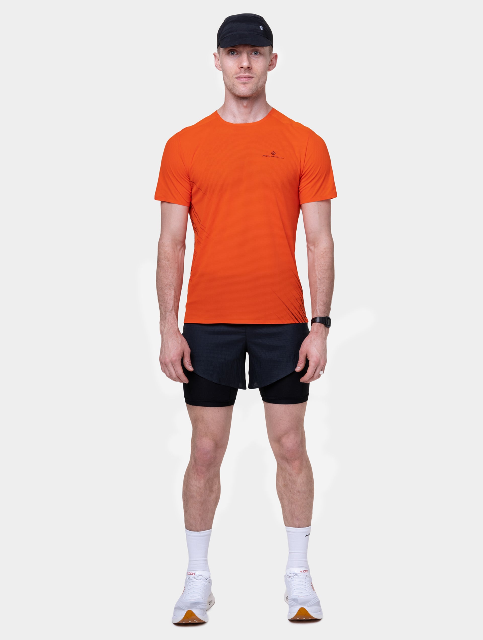 Ronhill Tech Race T-Shirt Running Rossa Uomo