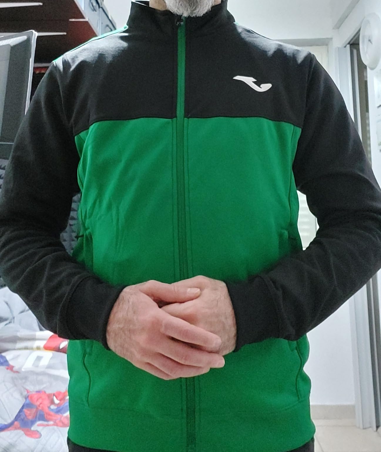 Joma Winner Felpa con Zip Bordeaux 3XL in Pile
